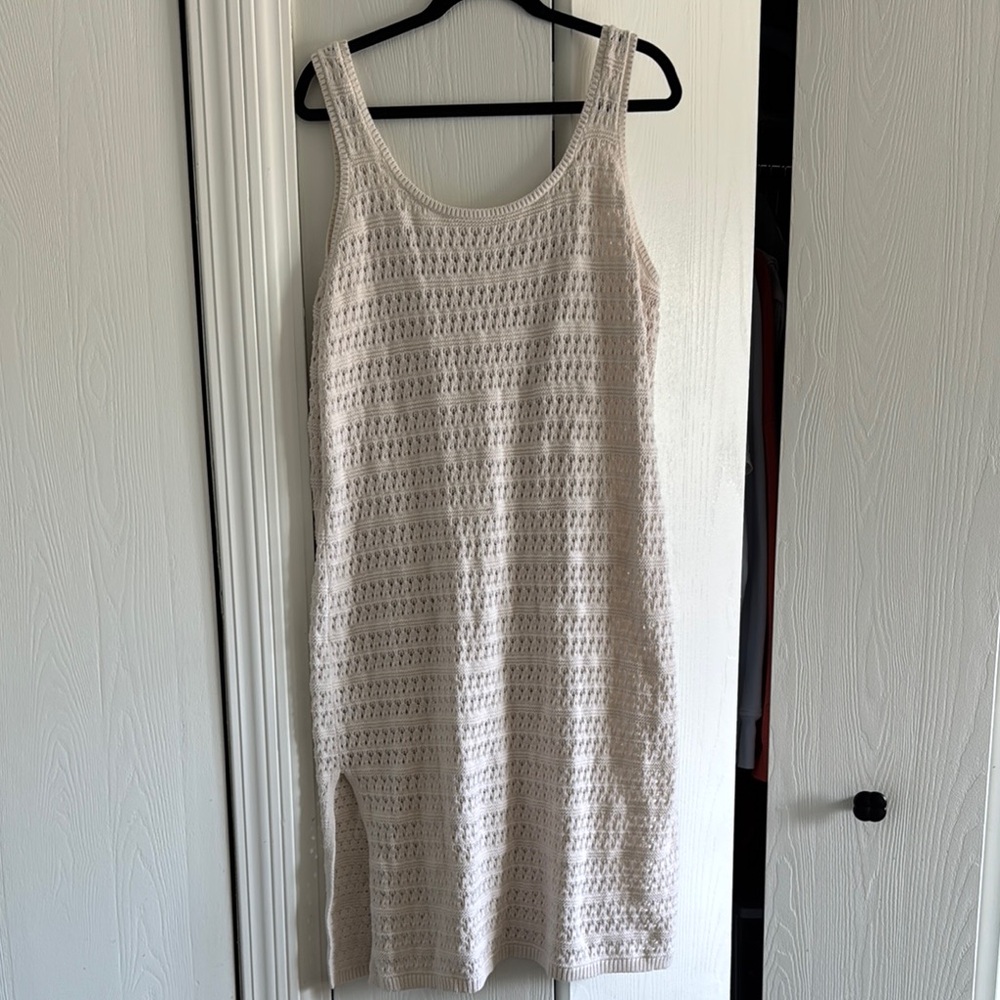 Old Navy Cream Knit Dress